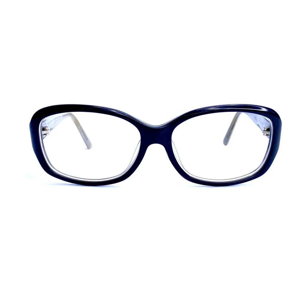 Kate Spade NY Black Clear Glitter Oval Eyeglasses Annika/S JBHP RA 56 15 130